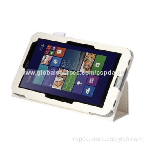 PU Leather Back Standing Tablet PC Case for Acer W4-820, OEM and ODM Orders Welcomed